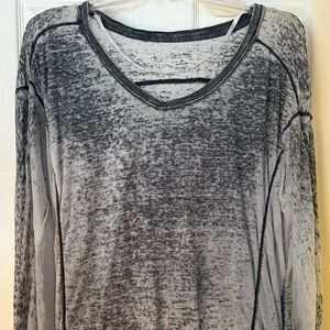 Calvin Klein burn out long sleeve t-shirt